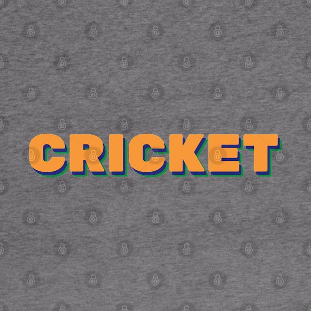 Cricket by TeeFusion-Hub